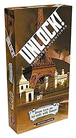 All details for the board game Unlock!: Timeless Adventures – Arsène Lupin und der große weiße Diamant and similar games