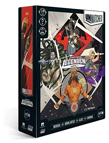 All details for the board game Unmatched: Battle of Legends, Volume One and similar games