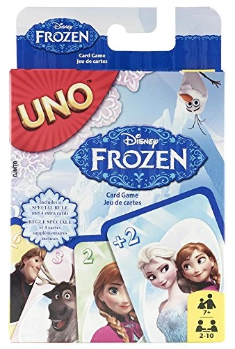 All details for the board game UNO: Frozen and similar games