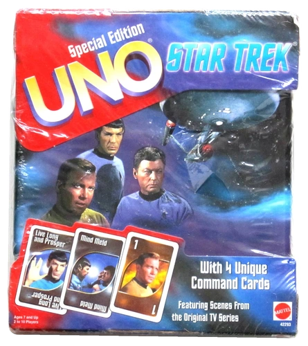 All details for the board game UNO: Star Trek and similar games