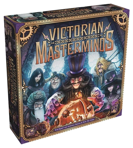 All details for the board game Victorian Masterminds and similar games