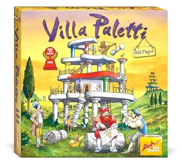 All details for the board game Villa Paletti (Spiel des Jahres 2002 winner) and similar games