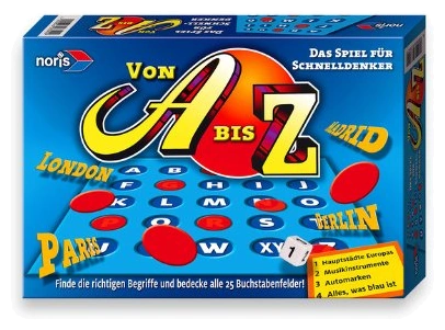 All details for the board game A to Z and similar games