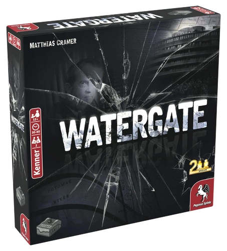 All details for the board game Watergate and similar games