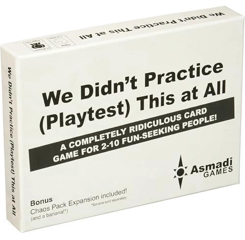 All details for the board game We Didn't Playtest This At All and similar games