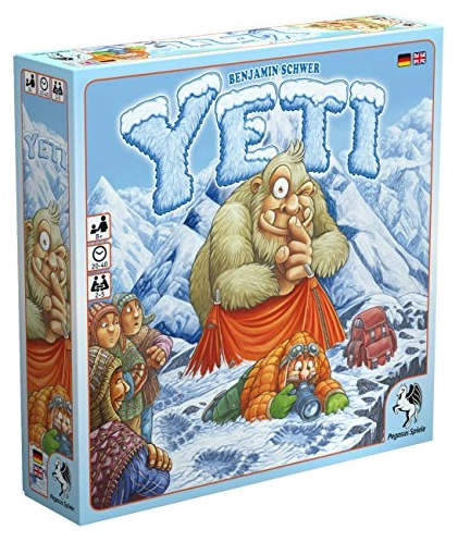 All details for the board game Yeti and similar games
