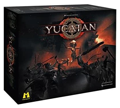 All details for the board game Yucatan and similar games