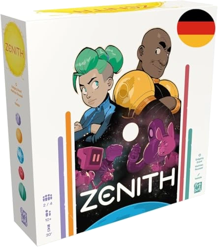 All details for the board game Zenith and similar games
