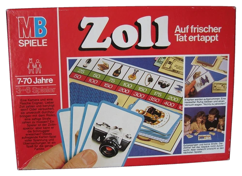 All details for the board game Contraband and similar games