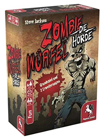All details for the board game Zombie Dice Horde Edition and similar games