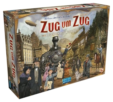 All details for the board game Ticket to Ride Legacy: Legends of the West and similar games