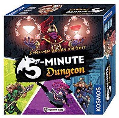 All details for the board game 5-Minute Dungeon and similar games