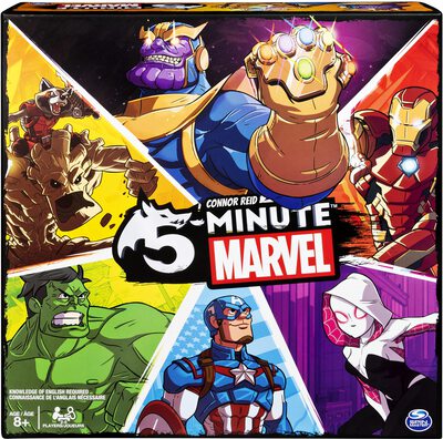 All details for the board game 5-Minute Marvel and similar games