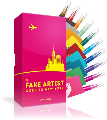 All details for the board game A Fake Artist Goes to New York and similar games