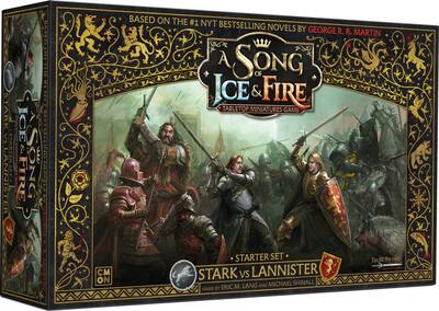 Order A Song of Ice & Fire: Tabletop Miniatures Game – Stark vs Lannister Starter Set at Amazon