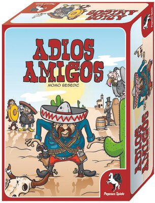 All details for the board game Adios Amigos and similar games