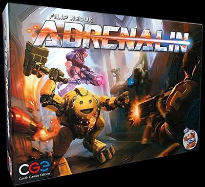 All details for the board game Adrenaline and similar games