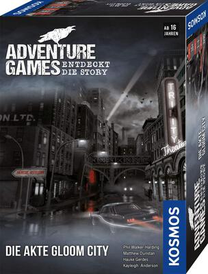 All details for the board game Adventure Games: The Gloom City File and similar games