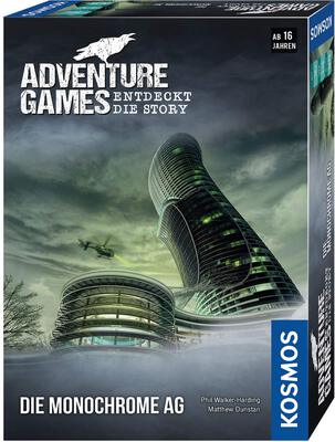 All details for the board game Adventure Games: Monochrome Inc. and similar games