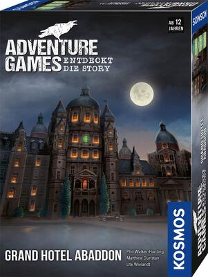 All details for the board game Adventure Games: The Grand Hotel Abaddon and similar games
