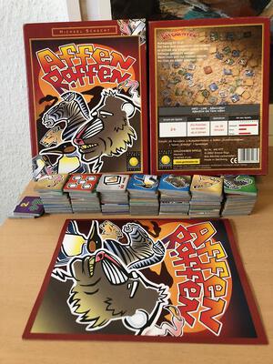 All details for the board game Affenraffen and similar games