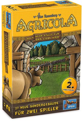 Order Agricola: All Creatures Big and Small – Even More Buildings Big and Small at Amazon