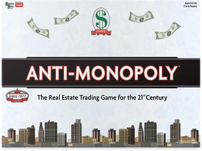 All details for the board game Anti-Monopoly and similar games