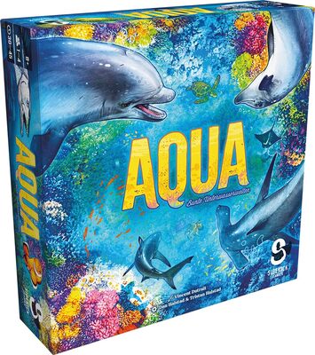 All details for the board game AQUA: Biodiversity in the Oceans and similar games