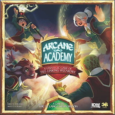 All details for the board game Arcane Academy and similar games