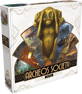 All details for the board game Archeos Society and similar games