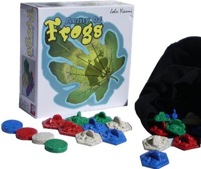 All details for the board game Army of Frogs and similar games