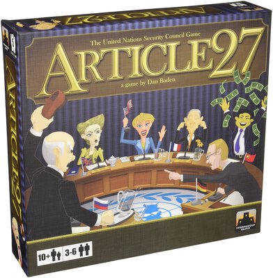 All details for the board game Article 27: The UN Security Council Game and similar games