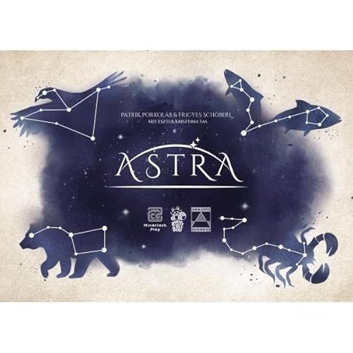 All details for the board game Astra and similar games