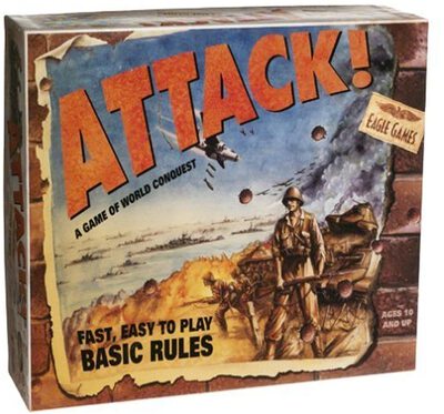 All details for the board game Attack! and similar games