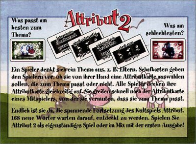 All details for the board game Attribut 2 and similar games