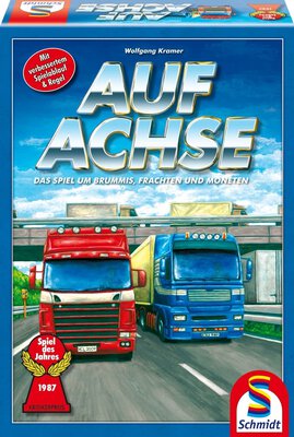 All details for the board game Auf Achse and similar games