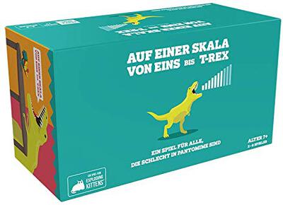 All details for the board game On a Scale of One to T-Rex and similar games