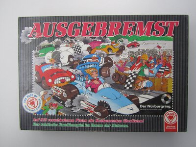 All details for the board game Ausgebremst and similar games