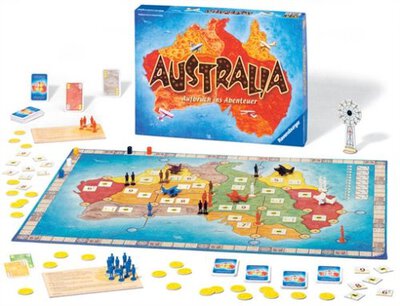 All details for the board game Australia and similar games