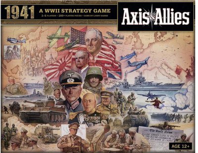 All details for the board game Axis & Allies 1941 and similar games