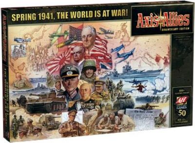 All details for the board game Axis & Allies Anniversary Edition and similar games