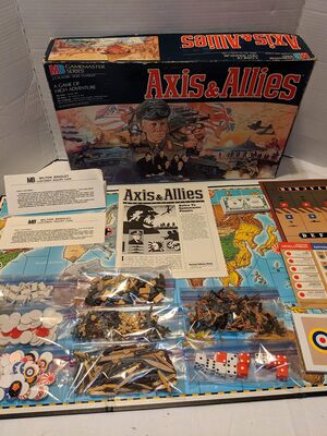 All details for the board game Axis & Allies and similar games