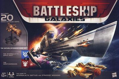 All details for the board game Battleship Galaxies and similar games