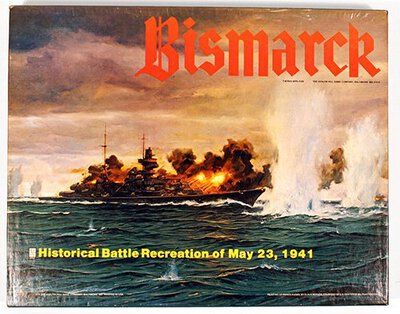All details for the board game Bismarck and similar games