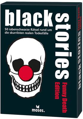All details for the board game Black Stories: Funny Death Edition and similar games