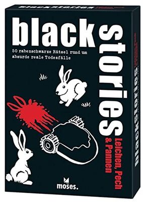 All details for the board game Black Stories: Leichen, Pech & Pannen Edition and similar games