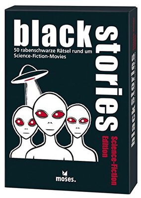 All details for the board game Black Stories: Science-Fiction Edition and similar games
