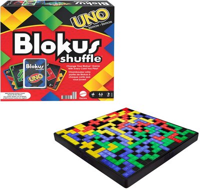All details for the board game Blokus Shuffle: UNO Edition and similar games