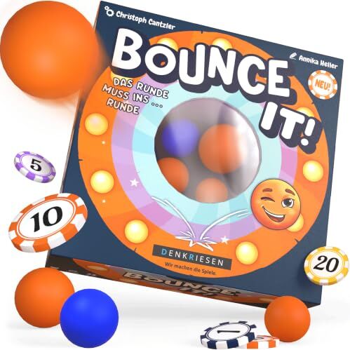 All details for the board game Bounce It! and similar games