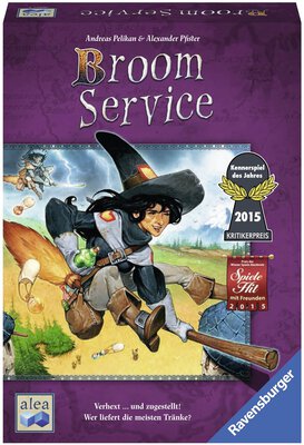 All details for the board game Broom Service and similar games